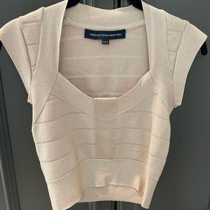 French connection crop top